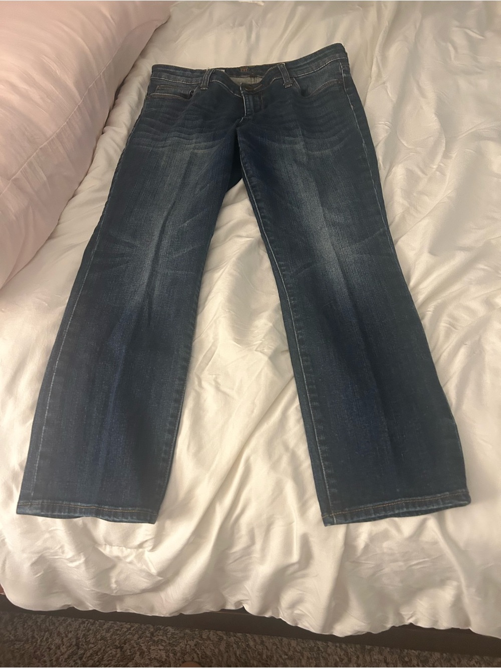 Kut From the Kloth Women's Dark Blue Boot Cut Jeans